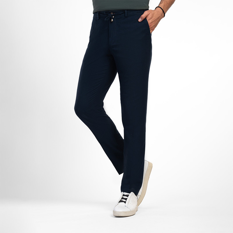 شلوار پارچه‌ای اسلیم فیت مردانه ام کی مدل 2153