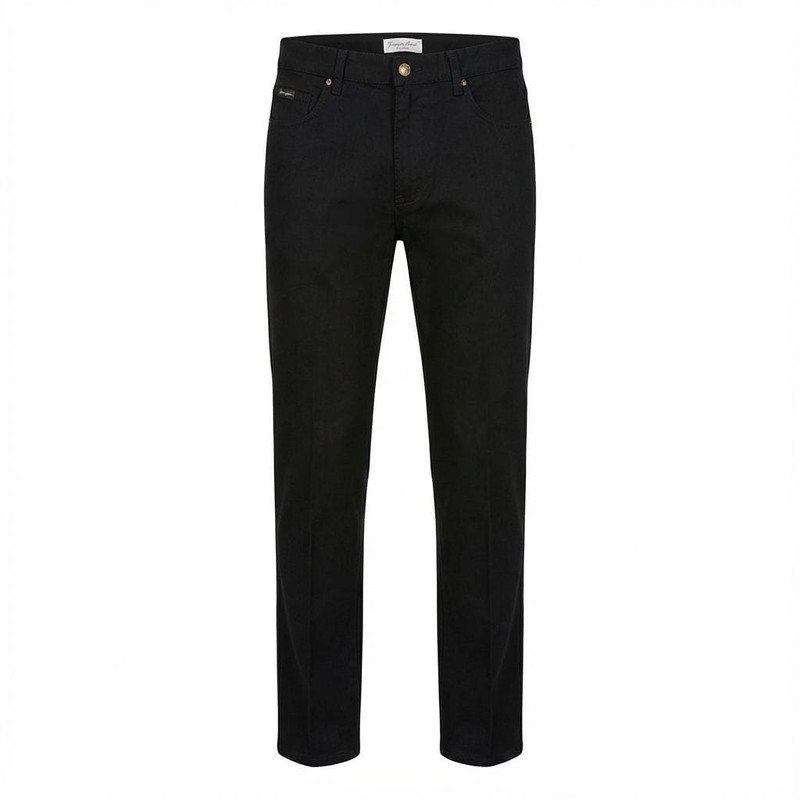 شلوار راسته مردانه مدل کتان کش KWR360