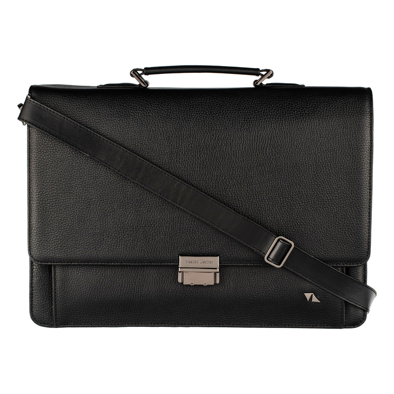 کیف اداری مردانه چرم مشهد مدل A5607-001-01 دارای 4 محفظه