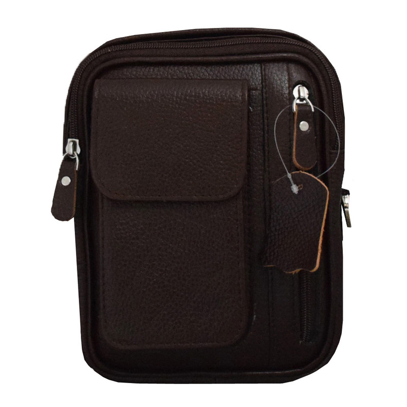 کیف رودوشی مردانه مدل چرم طبیعی کد Man-902
