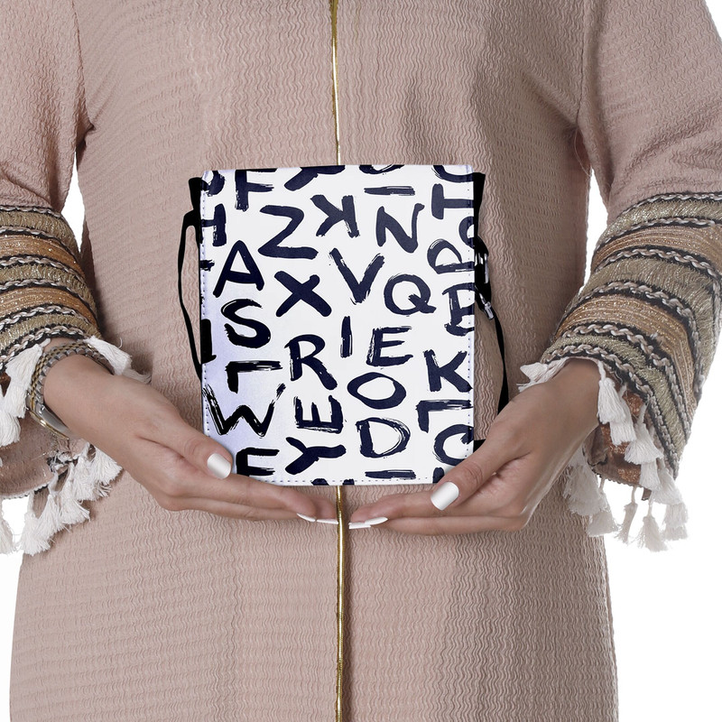 کیف دوشی طرح حروف انگلیسی کد 8214