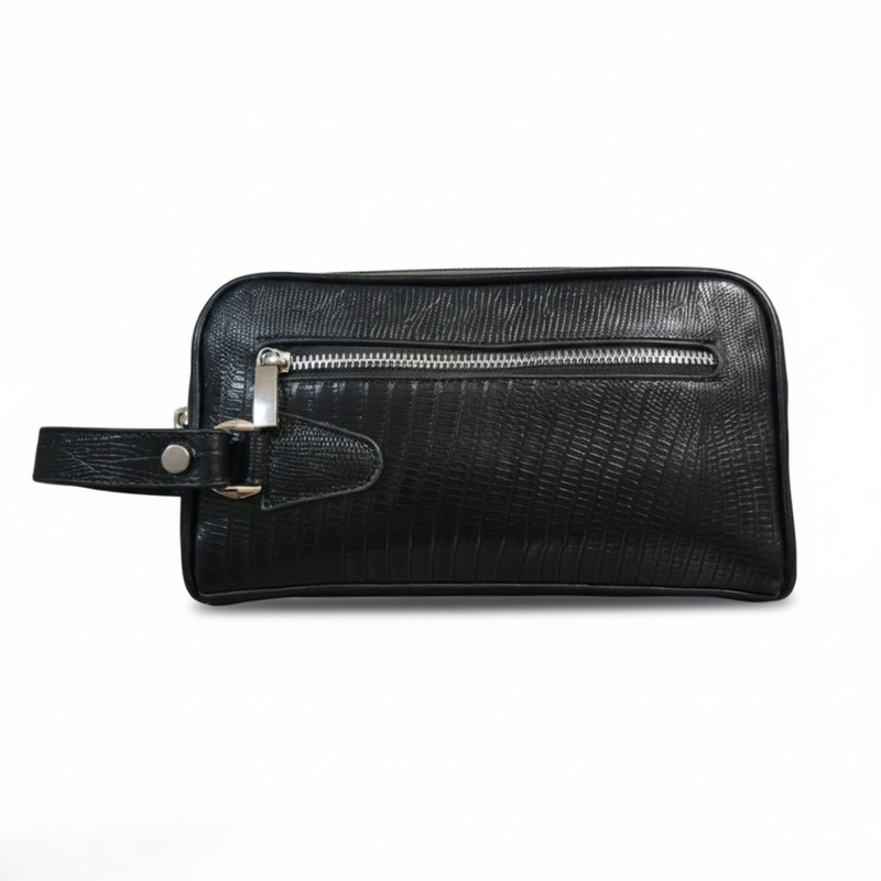 کیف دستی مردانه مدل آرهان چرم طبیعی لیزارد