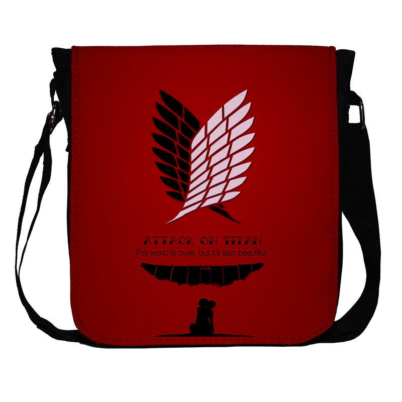کیف دوشی طرح attack on titan کد 1026