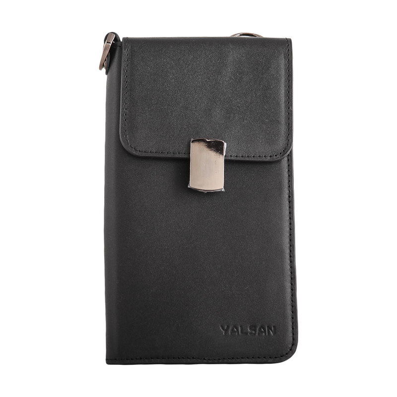 کیف رودوشی مردانه چرم یلسان مدل کارن کد 012-GN-01 دارای 2 محفظه