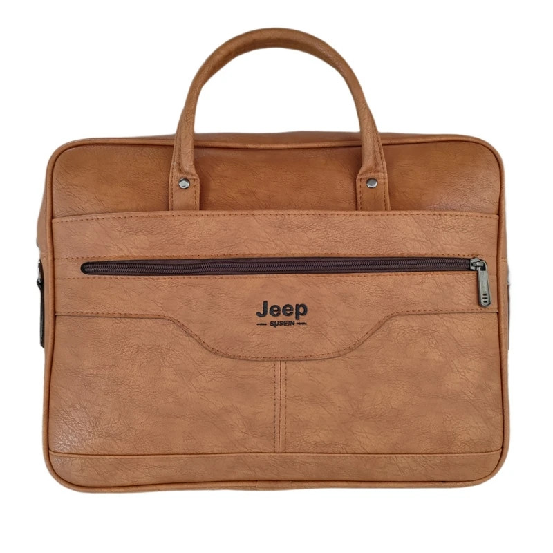 کیف اداری مردانه مدل جلو تک زیپ 013