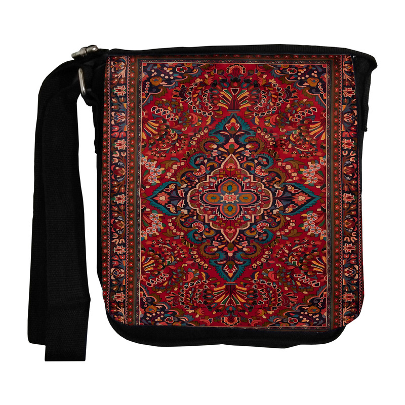 کیف رودوشی طرح قالی ایرانی کد nb413