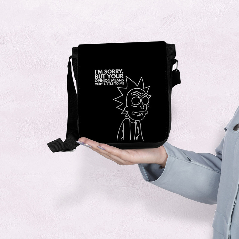 کیف رودوشی مدل ریک و مورتی kd658