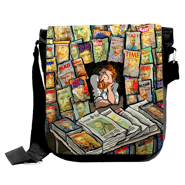 کیف دوشی طرح ون گوگ کد 93300