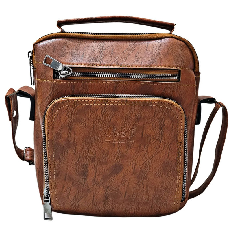 کیف دوشی مردانه جیپ مدل اداری ساده 091