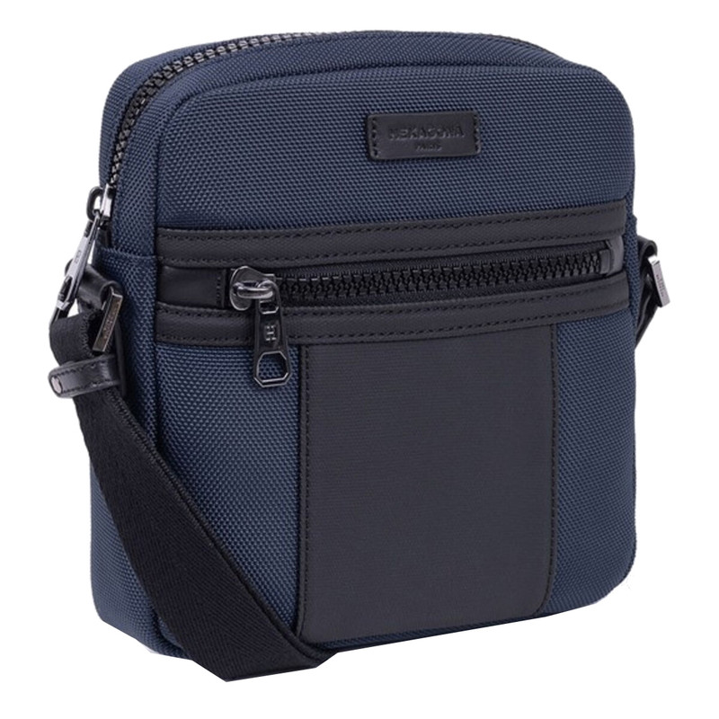 کیف رودوشی مردانه هگزاگونا مدل HORIZON دارای یک محفظه اصلی