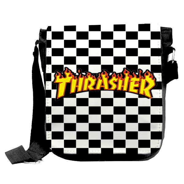 کیف دوشی طرح چهارخونه کد 9008