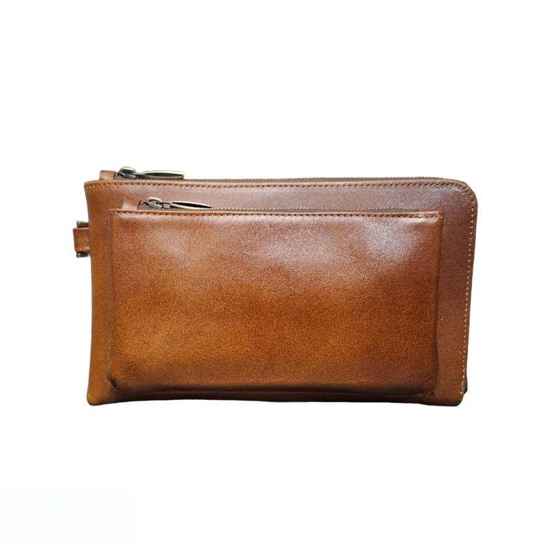 کیف دستی مردانه مدل آریا چرم طبیعی ناپ