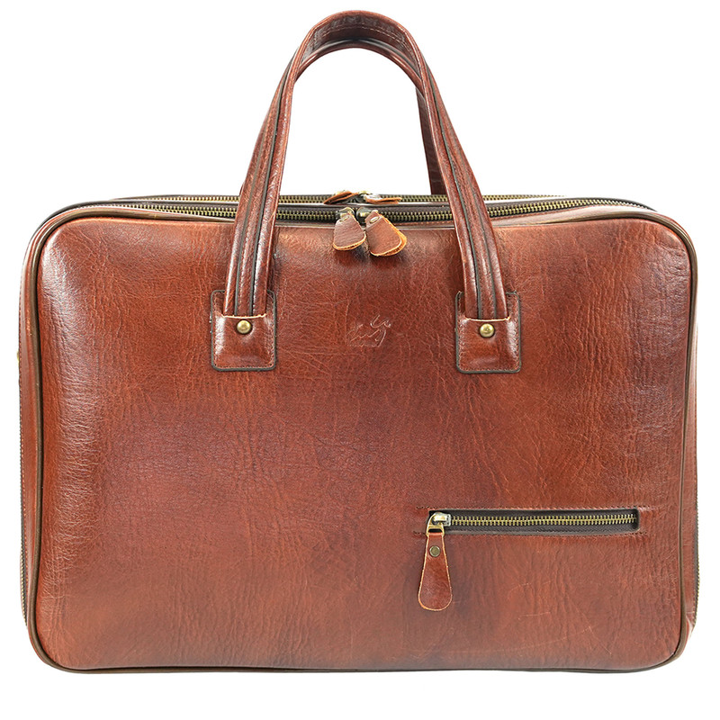 کیف اداری مردانه چرم آسو مدل ژوان کد 1