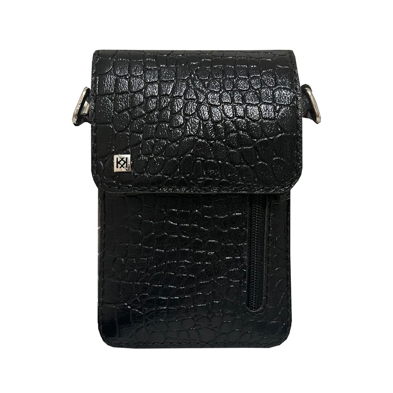 کیف رودوشی مردانه کیهان مدل پوست ماری دارای 3 محفظه