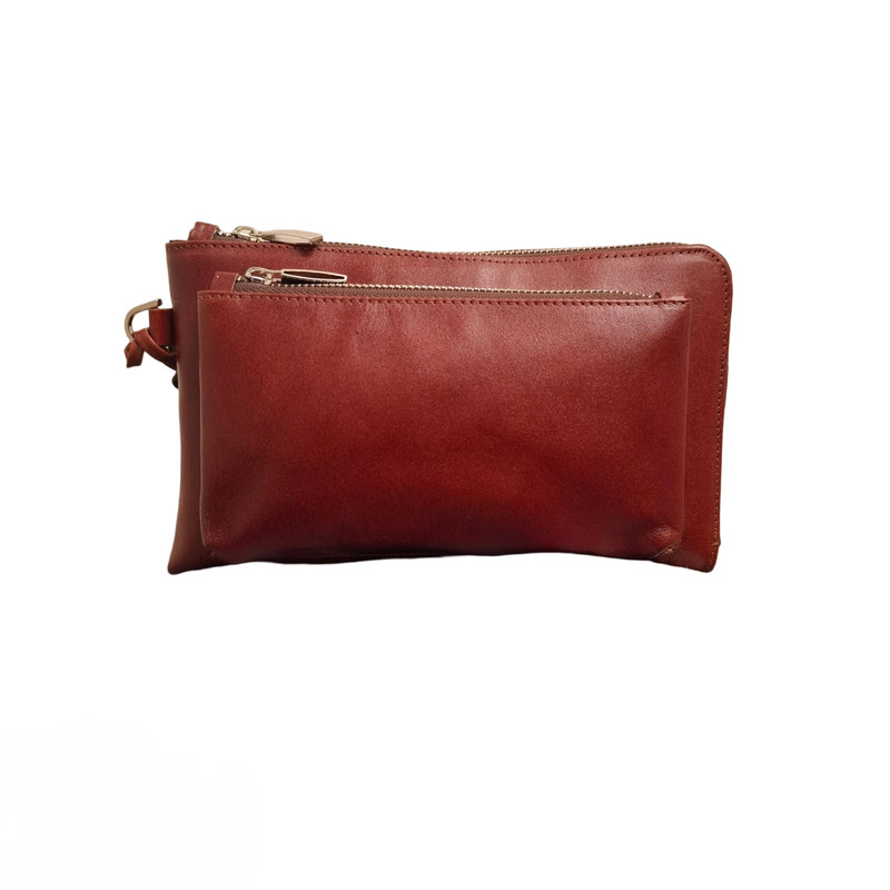 کیف پاسپورتی مردانه مدل آریا چرم طبیعی ناپا