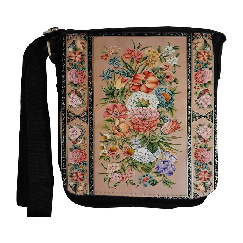 کیف رودوشی طرح نقش و نگار سنتی کد nb332