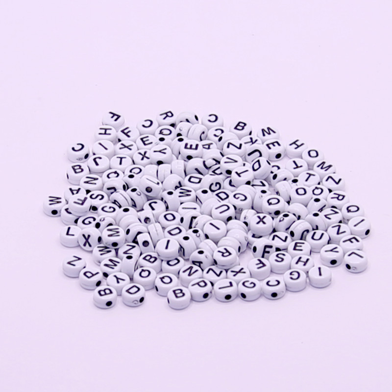 مهره دستبند مدل حروف انگلیسی کد kh255 بسته 168 عددی