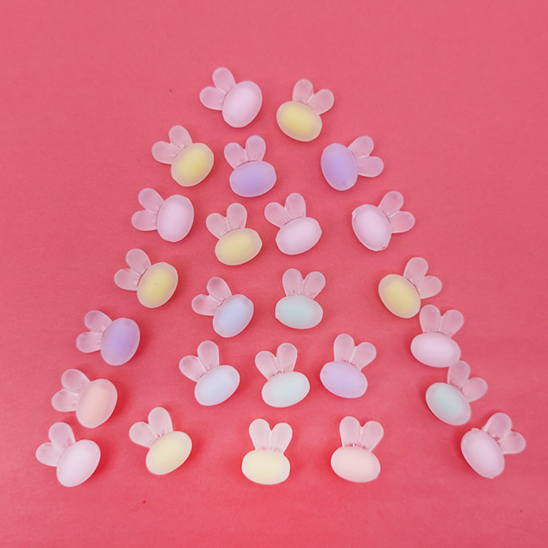 مهره دستبند مدل رابیت یخی کد y_2 بسته 25 عددی