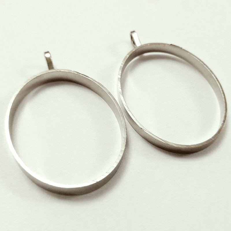 قالب رزین مدل استیل بیضی مجموعه 2 عددی