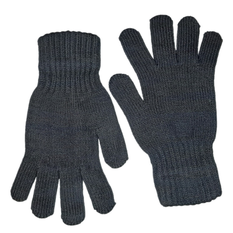 دستکش بافتنی مردانه مدل مچی ضخیم کد 0161