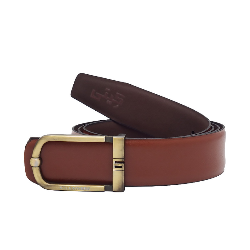 کمربند مردانه کیتی مدل چرم صنعتی پلاکی ECO782IN303