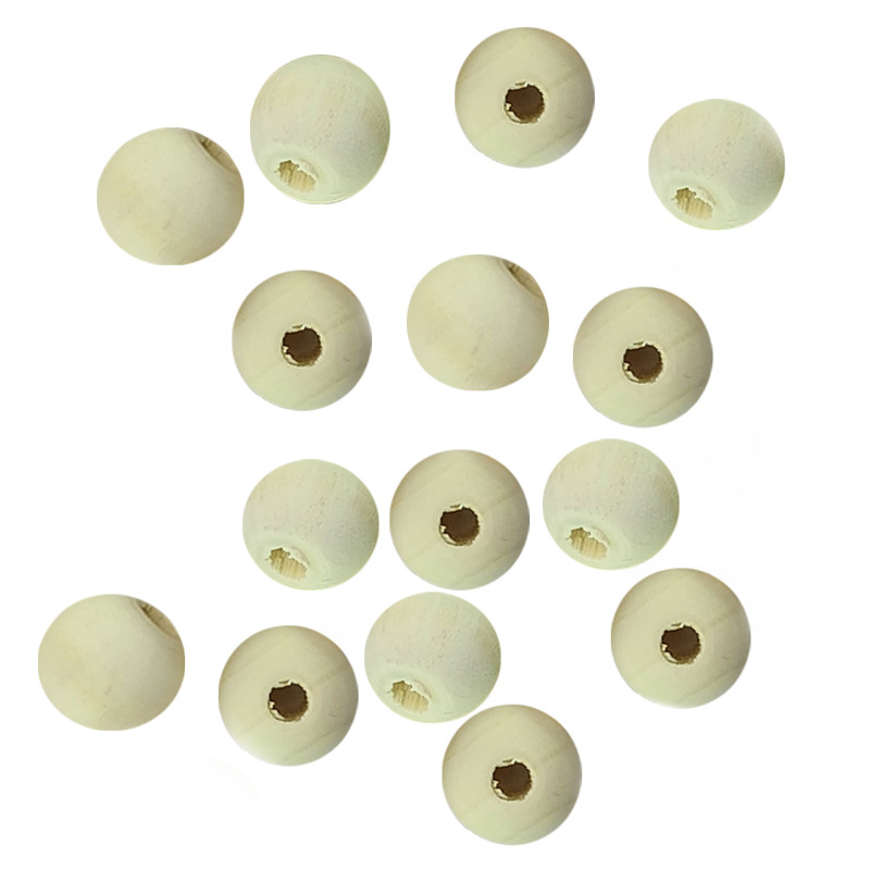 مهره تزیینی مدل  چوبی kham21 بسته 15 عددی