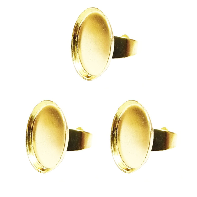 قالب انگشتر رزین اپوکسی طرح بیضی کد GB18 مجموعه 3 عددی