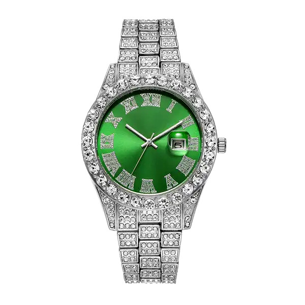 ساعت مچی عقربه‌ای مردانه مدل فول نگین کد date-n-s1