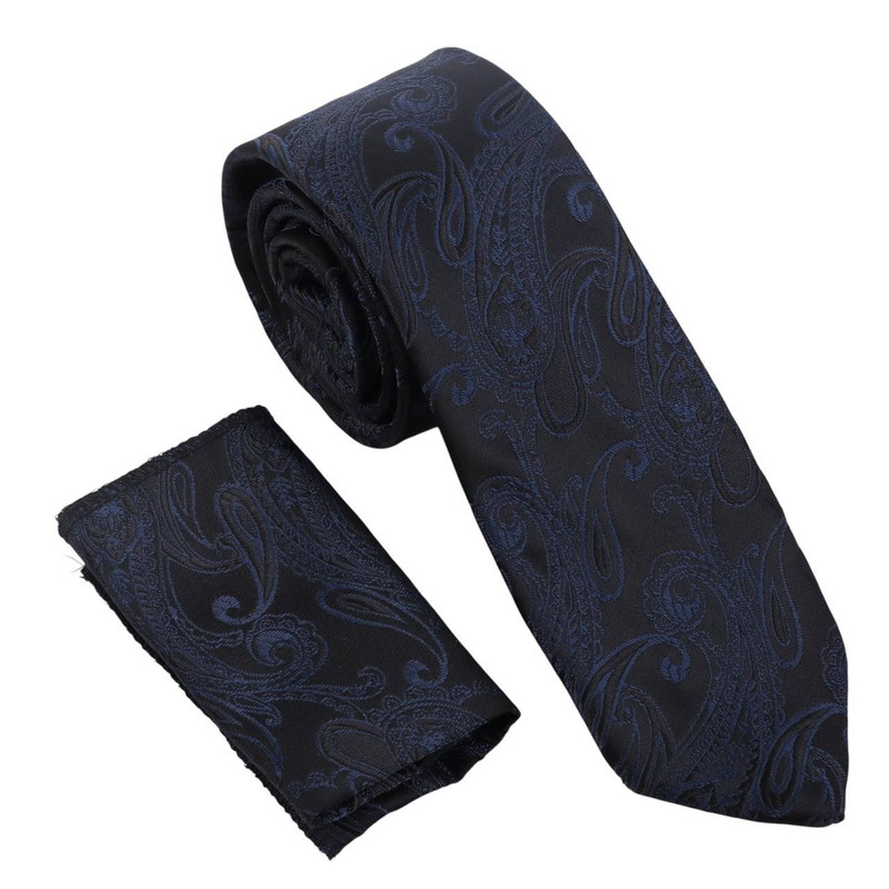 ست کراوات و دستمال جیب مردانه نسن مدل A11