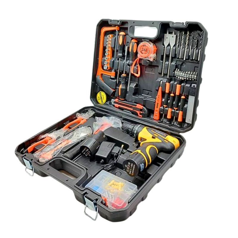 دریل پیچ گوشتی هاردمن کد 2106 مجموعه 100عددی