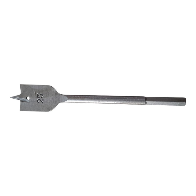 مته برگی مدل flat bit سایز 25 میلی متر