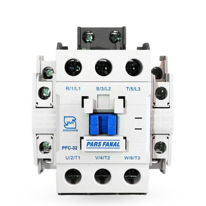 کنتاکتور 32 آمپر 3 فاز پارس فانال مدل PFC-32 بوبین