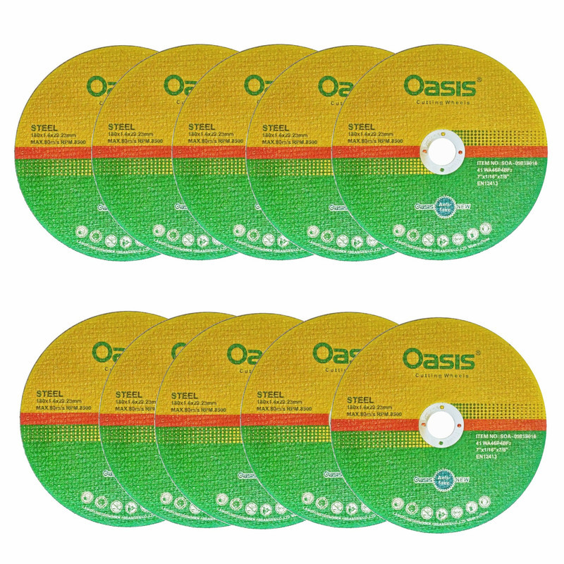 صفحه مینی برش استیل بر اوسیس مدل 115 بسته 10 عددی