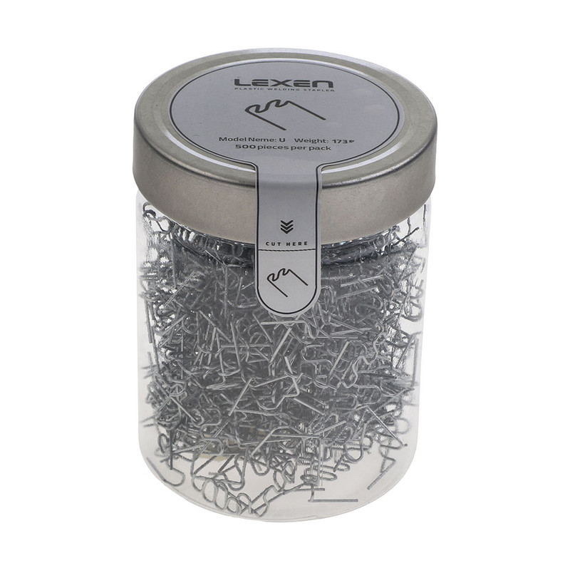 سوزن منگنه دستگاه جوش پلاستیک لکسن مدل U بسته 500 عددی