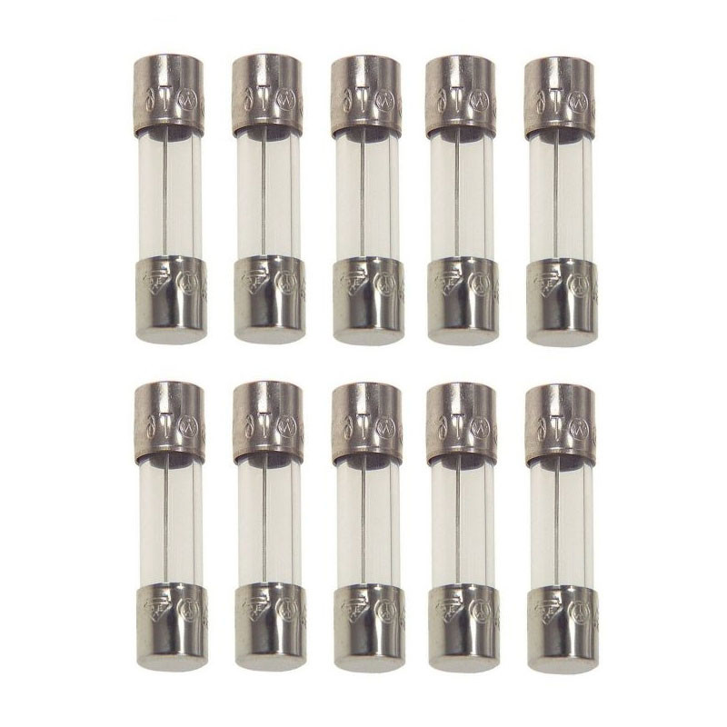 فیوز شیشه ای 1.5 آمپر مدل 2M-250V بسته 10 عددی