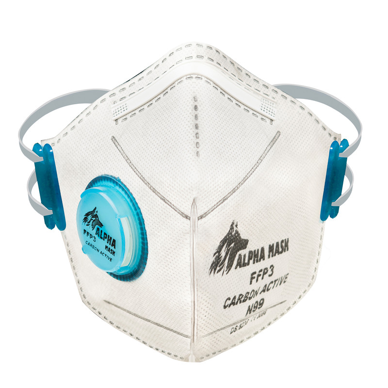 ماسک تنفسی مدل  آلفا ماسک پلاس 7لایه 12 عددی ffp3 n99