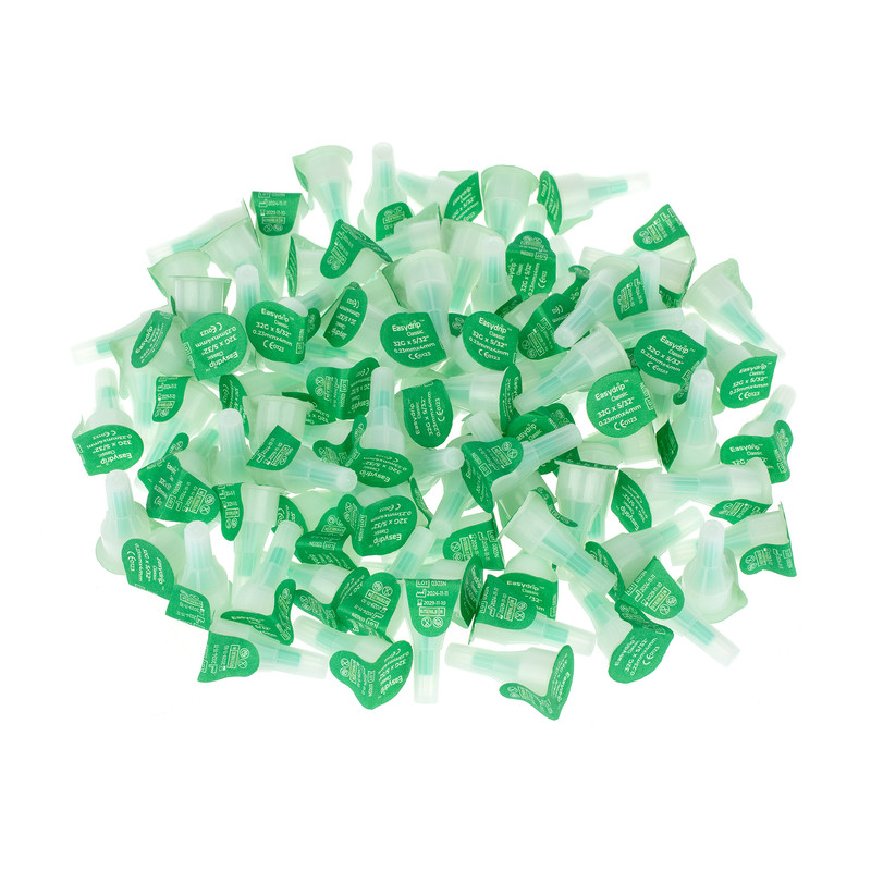 سر سوزن قلم انسولین ایزی دریپ مدل 01-3204 سایز 4 میلی‌متر بسته 100 عددی