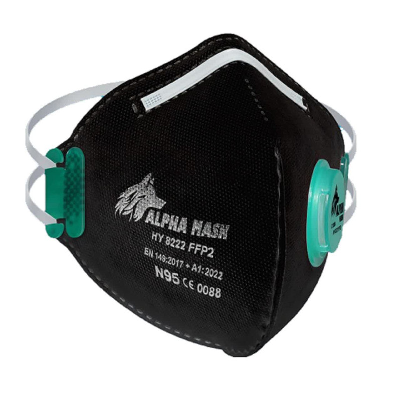 ماسک تنفسی آلفا ماسک کد N95 بسته 12 عددی