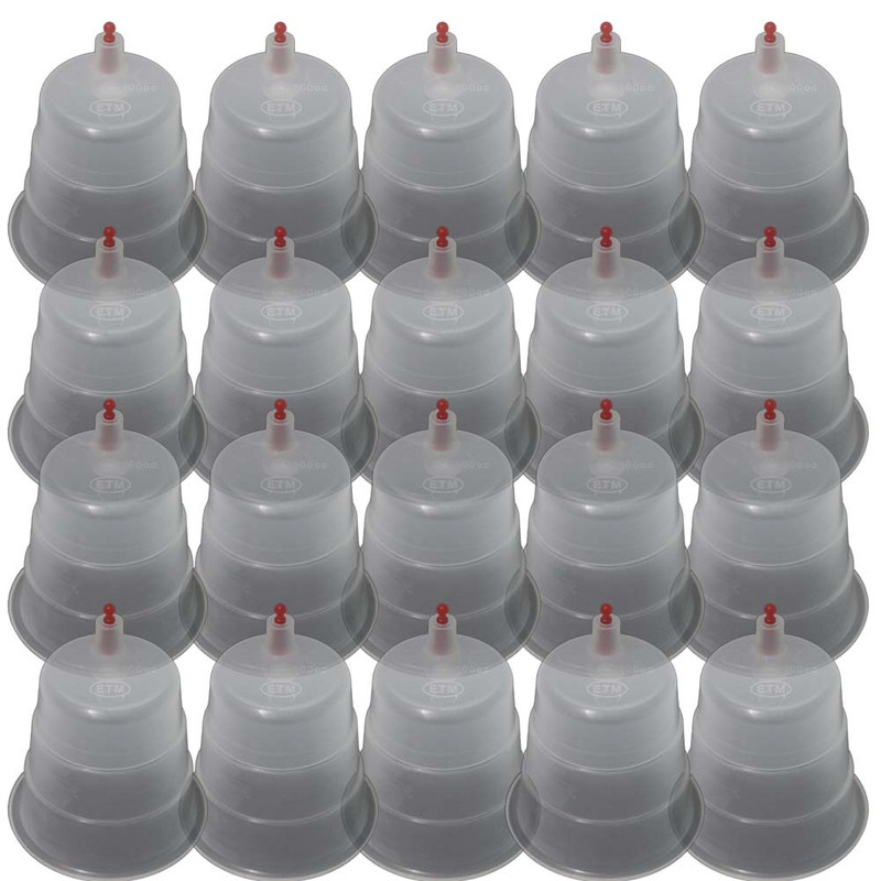 لیوان حجامت ای تی ام مدل 100cc بسته 20 عددی