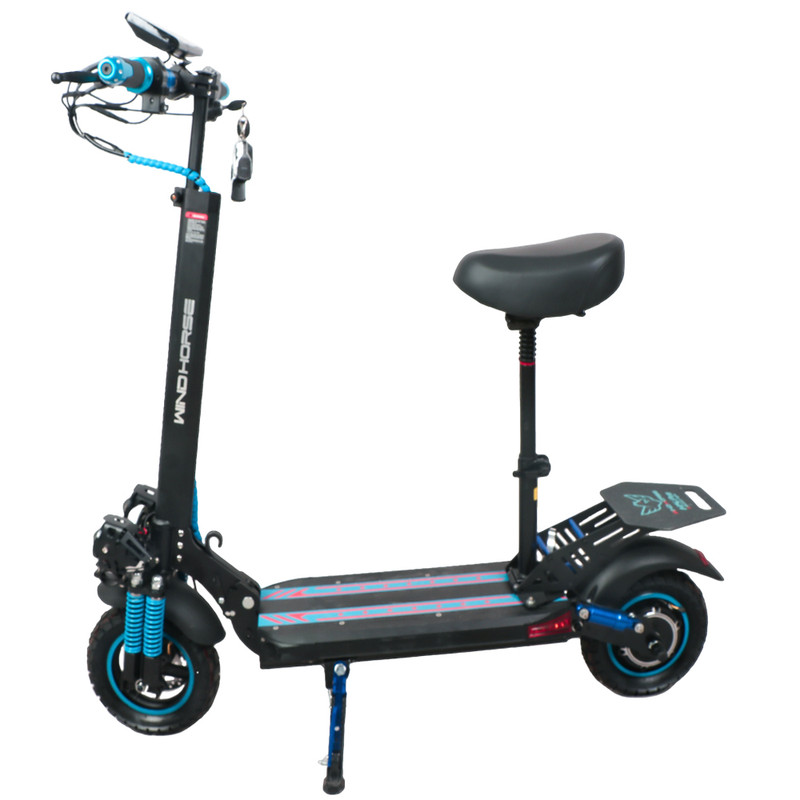 اسکوتر برقی 350 تا 1000 وات ویند هورس مدل H5 PRO حداکثر سرعت بیشتر از 30 کیلومتر بر ساعت و پیمایش بیشتر از 30 کیلومتر